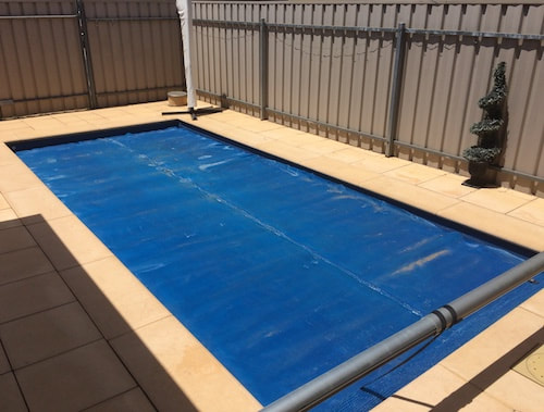 Before Photo - Pool Fence